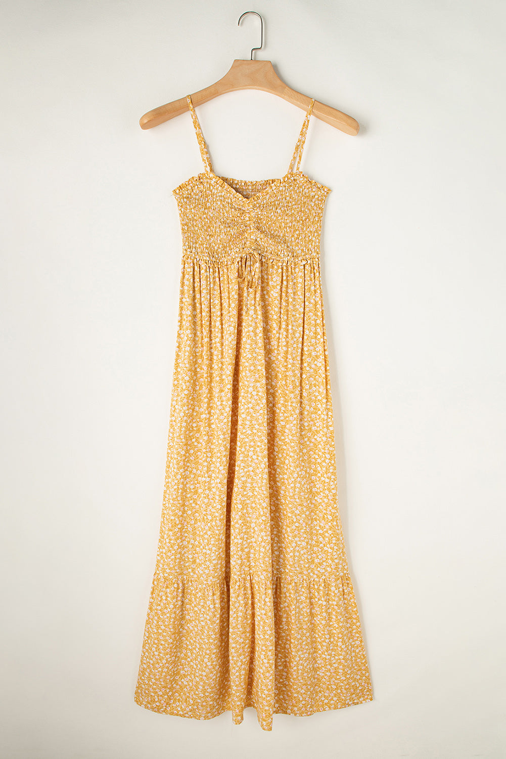 Golden Bloom Maxi Dress