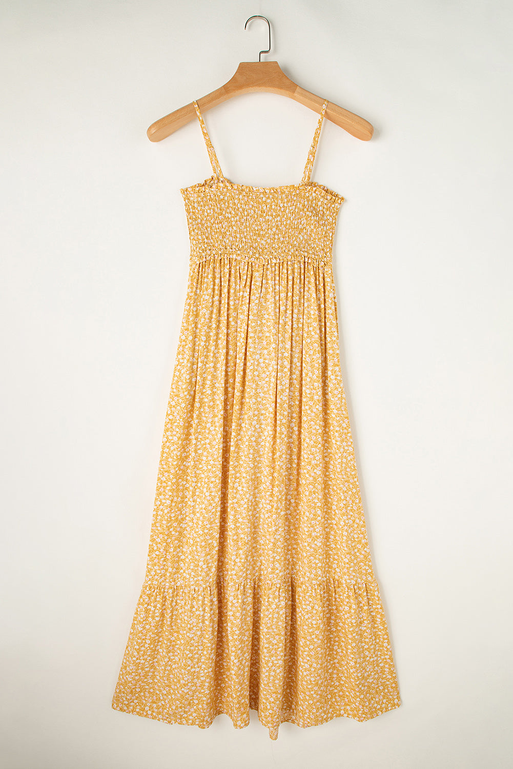 Golden Bloom Maxi Dress