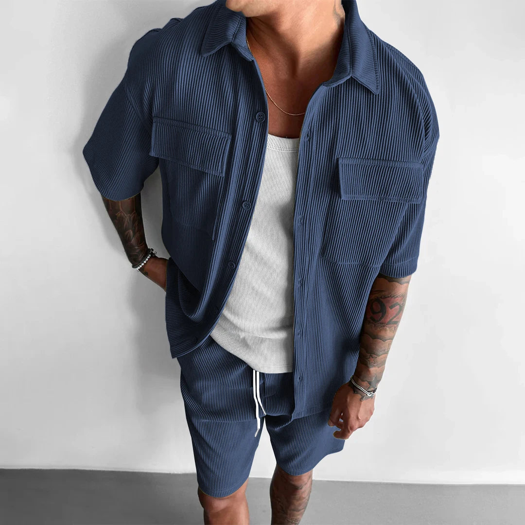 Summer Style Set — Shirt & Shorts