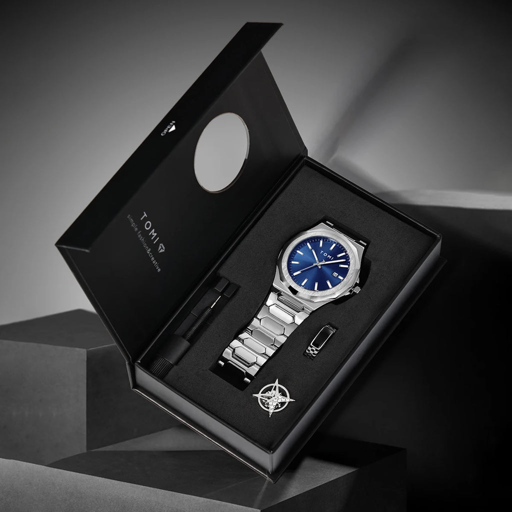TOMI Luxury Gift Set — Premium Watch & Accessories