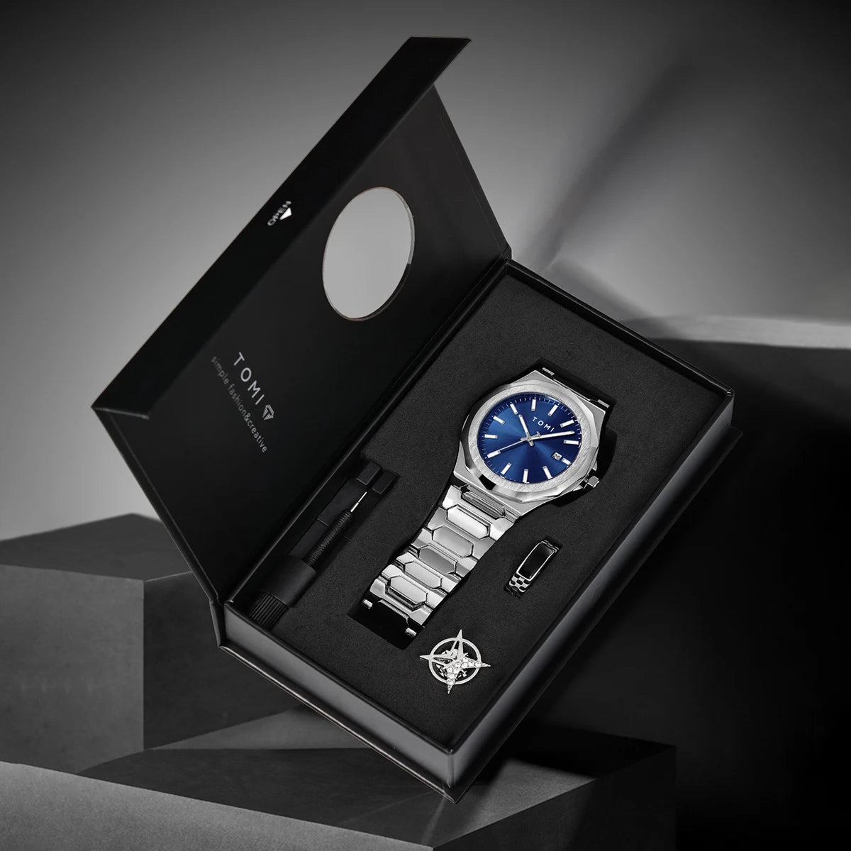 TOMI Luxury Gift Set — Premium Watch & Accessories