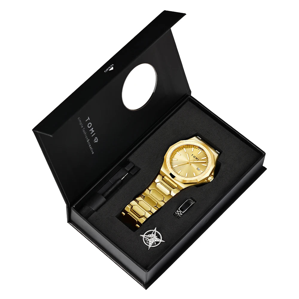 TOMI Luxury Gift Set — Premium Watch & Accessories