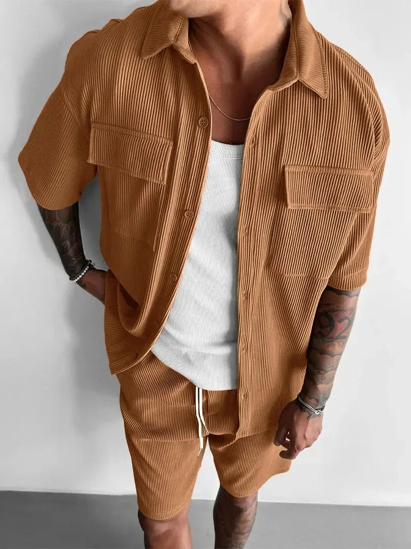 Summer Style Set — Shirt & Shorts