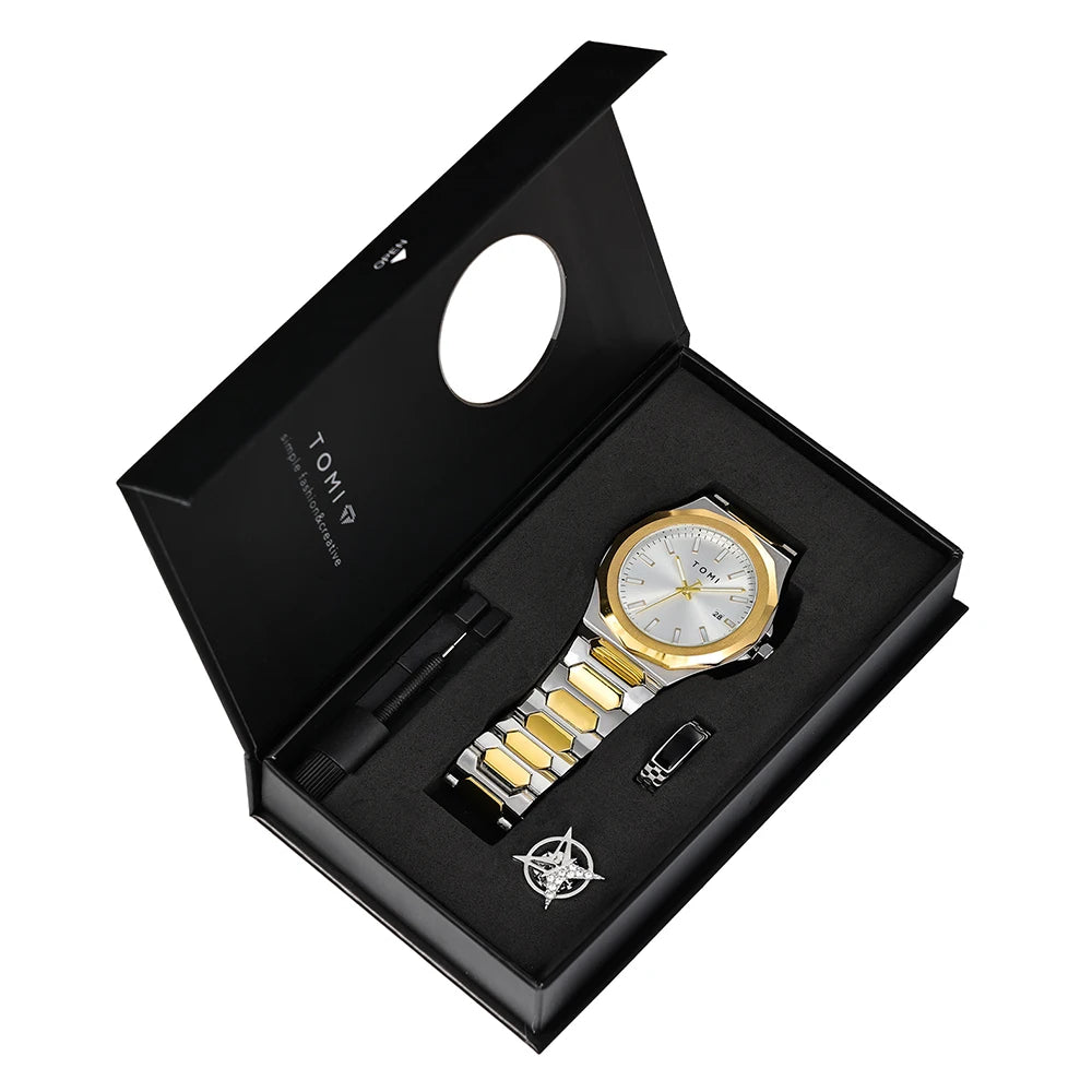 TOMI Luxury Gift Set — Premium Watch & Accessories