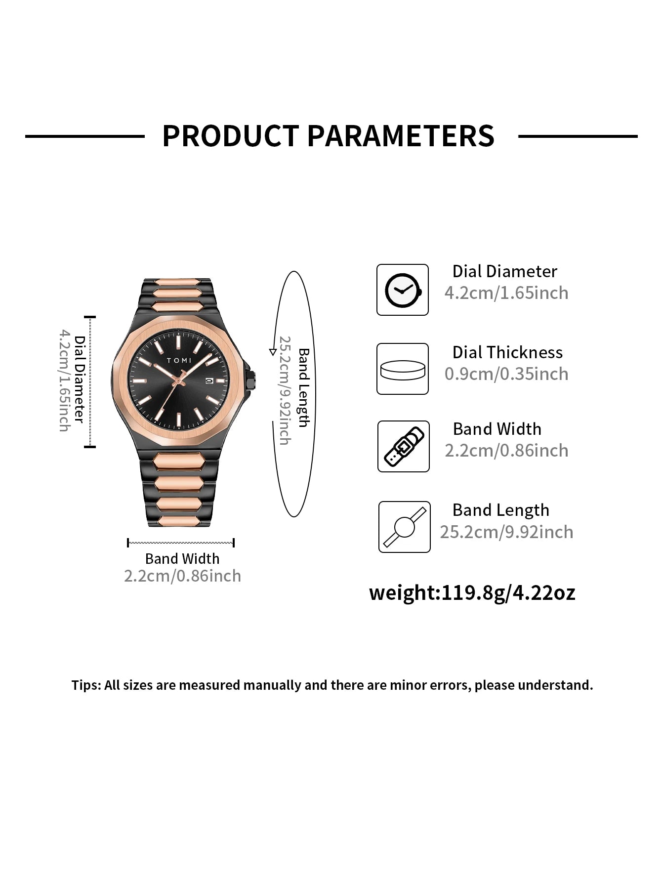 TOMI Luxury Gift Set — Premium Watch & Accessories