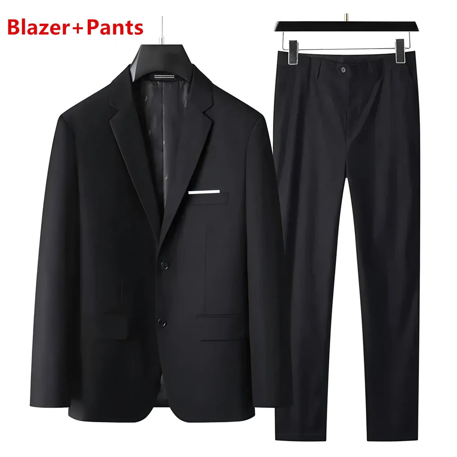 3-Piece Executive Suit Set — Blazer, Waistcoat & Trousers