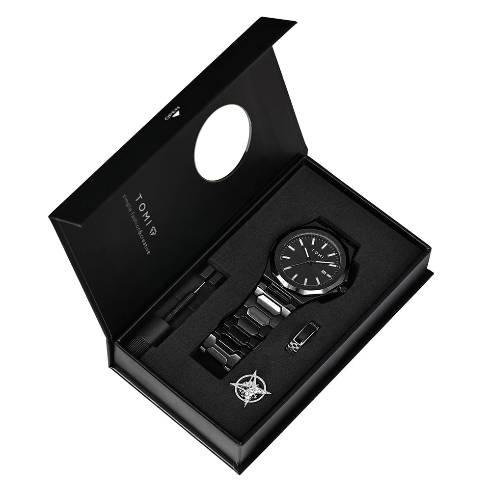 TOMI Luxury Gift Set — Premium Watch & Accessories