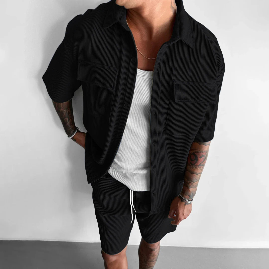Summer Style Set — Shirt & Shorts
