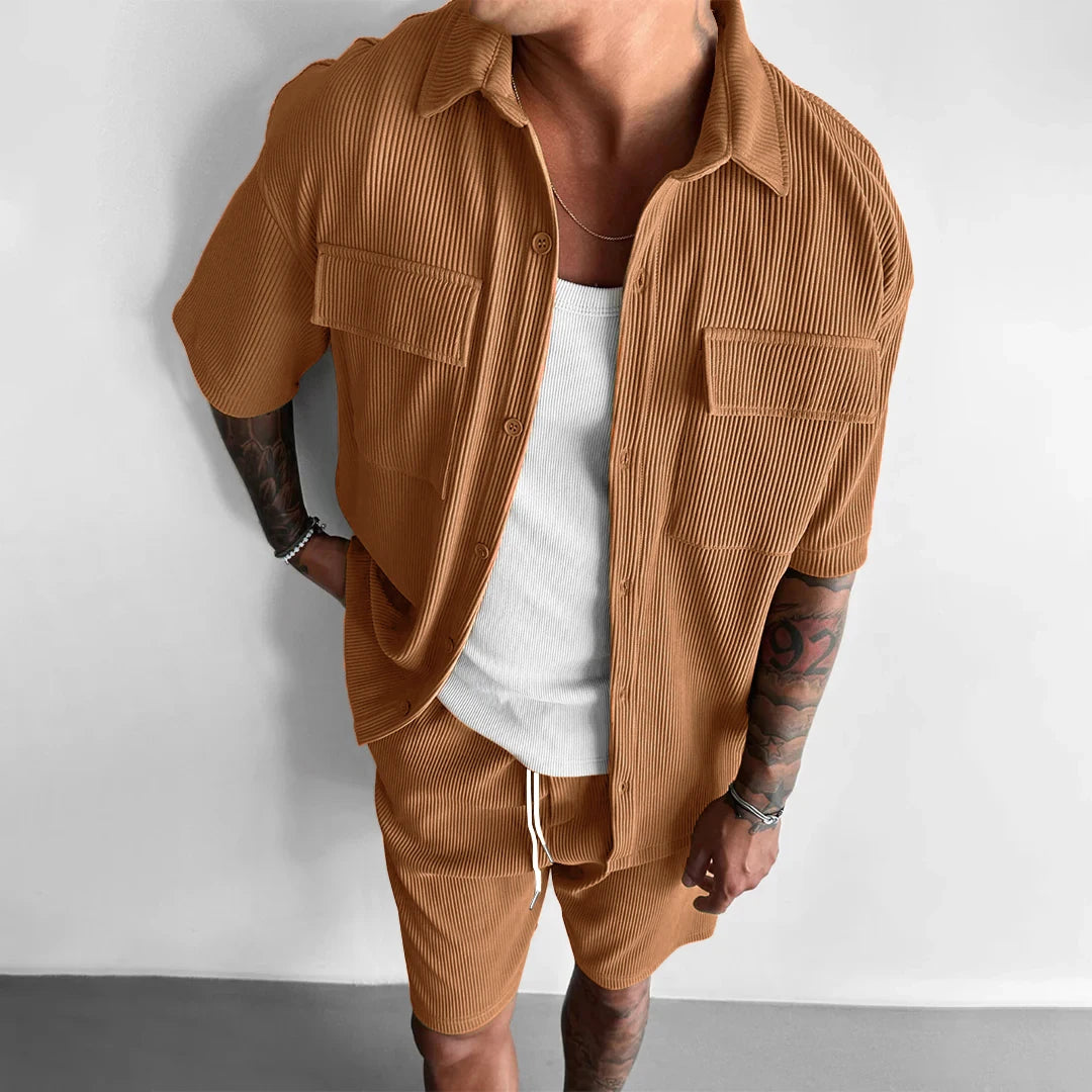 Summer Style Set — Shirt & Shorts