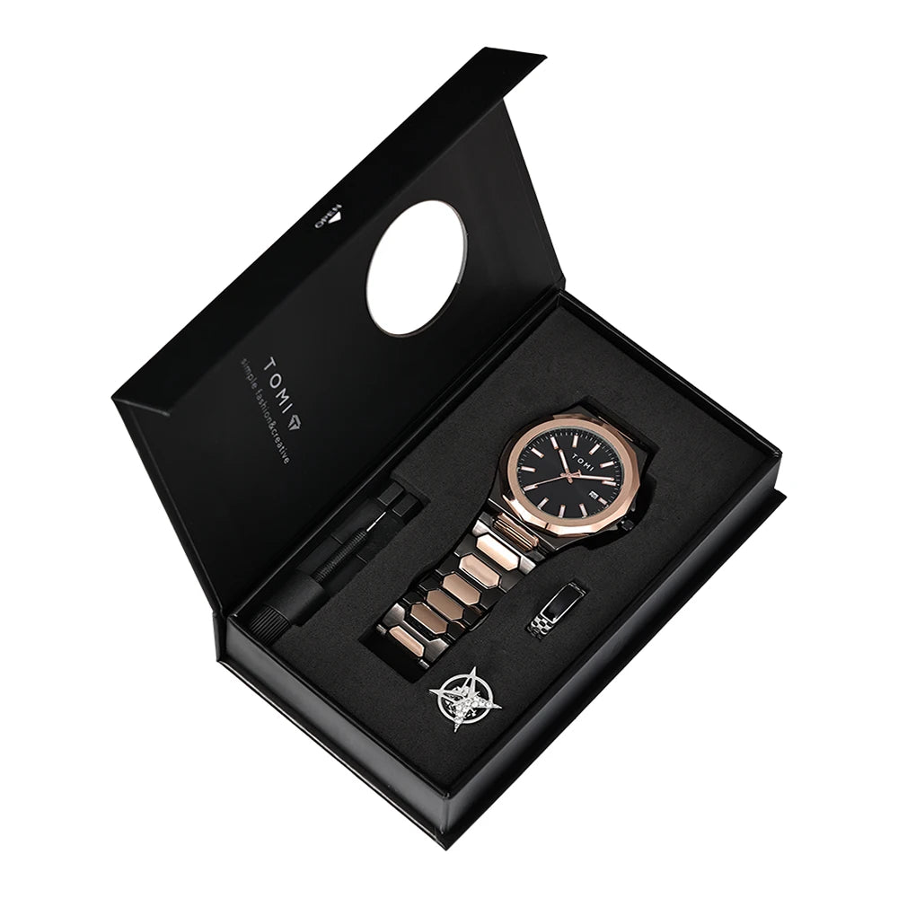 TOMI Luxury Gift Set — Premium Watch & Accessories