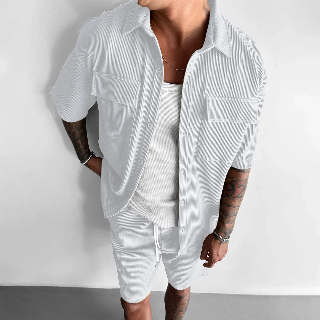 Summer Style Set — Shirt & Shorts